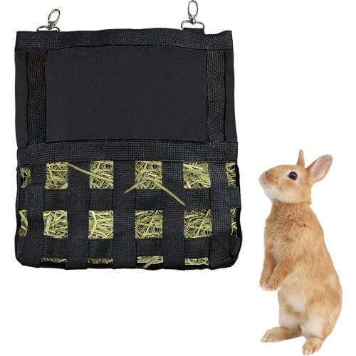 Hay Bag Small Animals Hay Bag Hanging Feeder Food Sack Cage Accessories Hay Bags For Rabbit Bunny Chinchilla Dropshipping