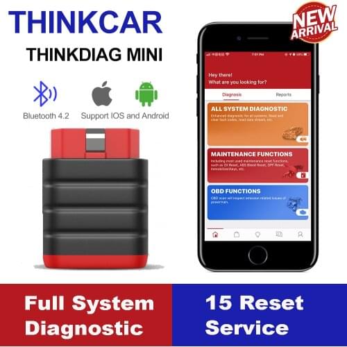 Thinkcar ThinkDiag Mini OBD2 Code Reader Scanner OBD 2 Bluetooth Android IOS Scanner Automotive Tools pk EasyDiag 3.0 Thinkdiag