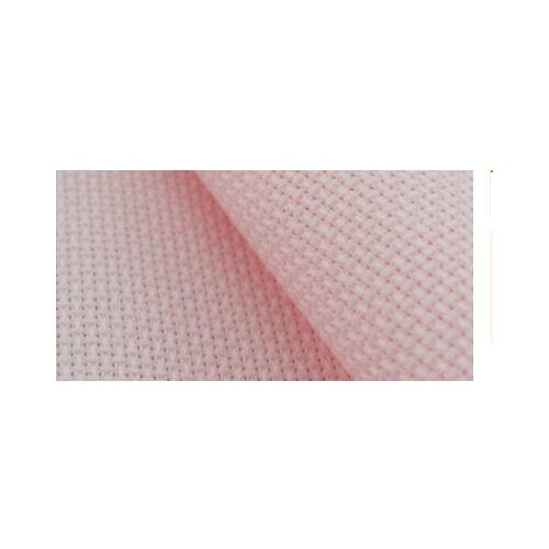New arrival 40x40cm pink 14ct cross stitch fabric aida coth canvas DIY handmade needlework sewing craft supplies