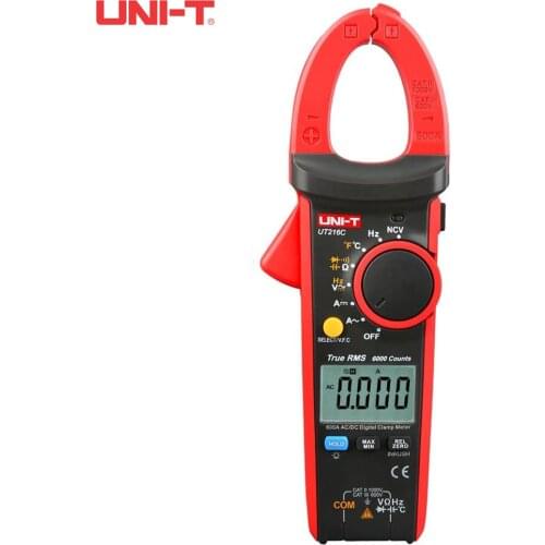 UNI-T UT216C True RMS 600A Digital Clamp Meter Voltmeter Ammeter Automatic Range Tester