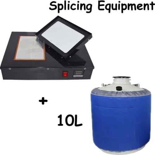 110V/220V Micro-Liquid Nitrogen Cryopreservation Machine Qu Dcreen Splicing Equipment + 10L Liquid Nitrogen Tank
