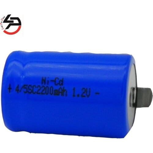 Laipuduo Brand 1.2v 4/5SC2200mAh Razor Battery Toy Battery High Quality NI-CD 4/5SC2200mAh Rechargable Battery