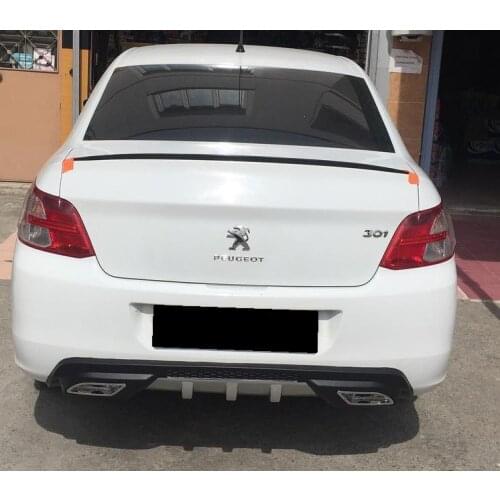 PEUGEOT 301 2012 2013 2014 2015 2016 2017 2018 2019 SEDAN MODELS SPOILERS Piano Black Universal Car Auto Accessories