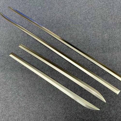 For Tesla Model 3 2018 2019 2020 Stainless Car Side Door Body Molding Trim Protector Door Scuff Strip Car Styling Accessories