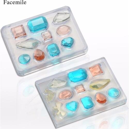 Facemile 1pcs Silicone Jewerly Mold Fondant Cake Tools Kitchen Accessories Bakeware Cooking Tools Chocolate Cake Decor