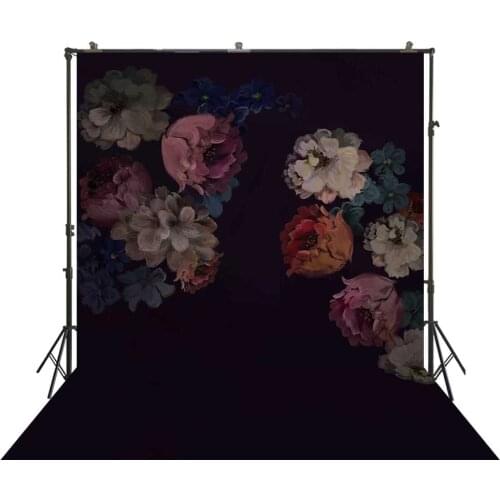 Vintage Maternity Pregnancy Photography Background Rustic Painting Flower Backdrop Newborn Video Photoshoot Studio Wallpaper