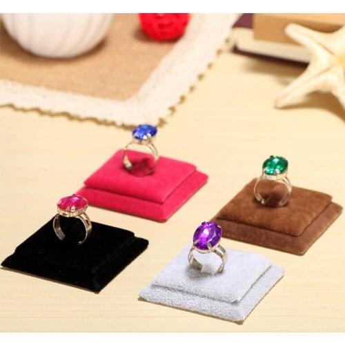 Ring Storage Rack Jewelry Rack Jewelry Counter Flannel Display Props Ring Seat Jewelry Display Props Storage Display Stand