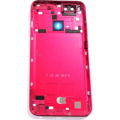 For xiaomi Mi A1 Battery cover back rear door housing For mi 5X back frame glass spare parts with camera lens