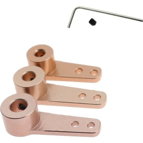 Light gold steering rocker single bilateral metal drive arm aluminum rudder rocker rocker arm eccentric wheel crank linkage