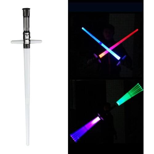 Sword Light Up Saber 2-in-1 Light Up LED with Sound for Kid Xmas Presents