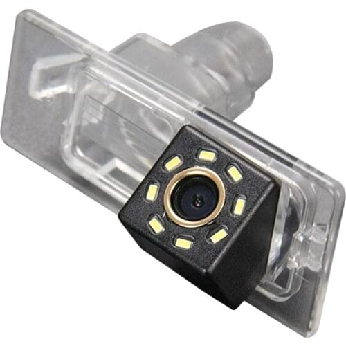 Misayaee Car Rear View Reverse Parking Camera Golden 8 LED for Kia Ceed 2 JD Wagon SW 5D 2012~2018 Night Vision Waterproo