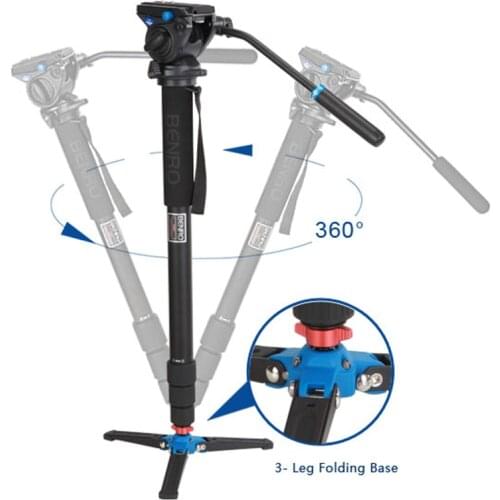 DHL pro Benro A48TDS4 Sports Tripod Set Special For Bird Watching Professional Video Monopod With Head ball Wholesale