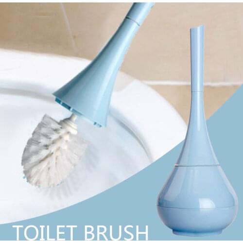 European Bathroom Toilet Brush Set Creative Vase Shape Lavatory Brush Toilet Brush & Holder Set Compact Toilet Brush New Arrival