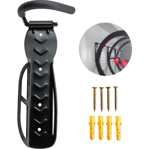 Bike Wall Stand Holde Carbon Steel MTB Road Parking Racks Space Saving Garage Indoor Shed Storage Fixed Bicycle Accessories