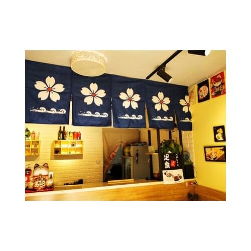 Japanese-style hanging flag Japan festival restaurant shop kitchen hotel banner bar pub coffee horizontal curtain