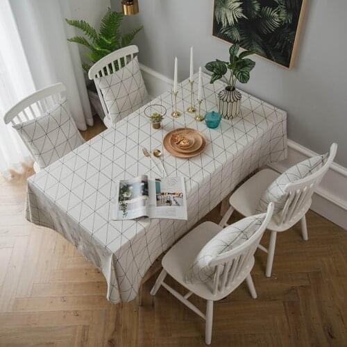 Table Cloths for Rectangular Modern Table Linen Tablecloth with Embroidery Wedding Table Decorations for Parties Household Items