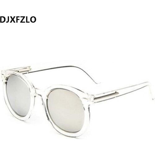 Oversized Round Unisex fashion vintage mirror sunglasses man/women Brand Design Classic retro sun glasses gafas Oculos de sol