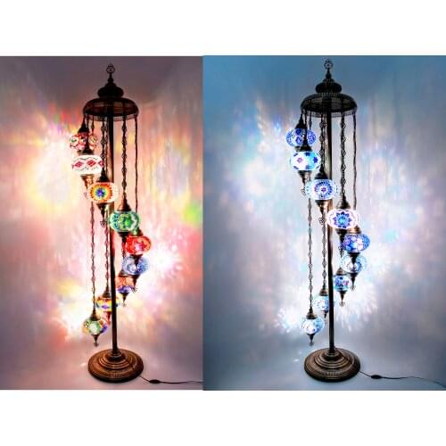 Turkish Mosaic Floor Lamp 11 Variations