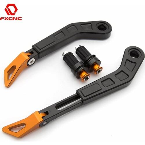 Universal 22mm CNC Aluminum Motorcycle Brake Clutch Levers Guard Protector Extendable Handguard Extension Protect Guards