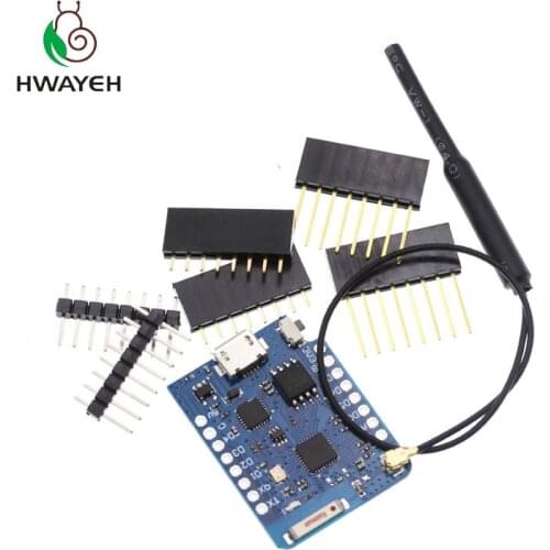 WEMOS D1 Mini Pro 16M Bytes External Antenna Connector NodeMCU Based ESP8266 ESP-8266EX CP2104 WIFI Development Board Micro USB