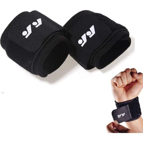 1 Pair Gym Wrist Band For Sports Wristband New Wrist Brace Wrist Support Splint Fractures Carpal Tunnel Wristbands for Fitness