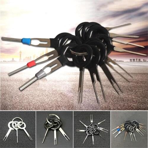 11pcs Car Pin Extractor Terminal Removal Tool Kit Set Electrical Wiring Crimp Connector Remover Hand Tool Car Accessories