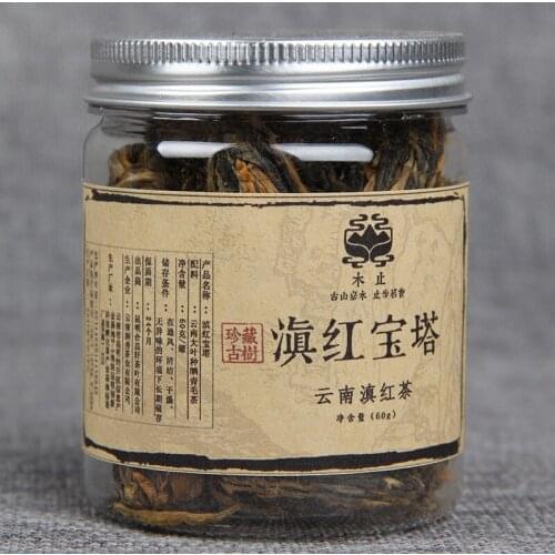 60g/box China Yunnan Fengqing Dian Hong Premium DianHong Black Beauty Slimming Green Food For Health Care Lose Weight