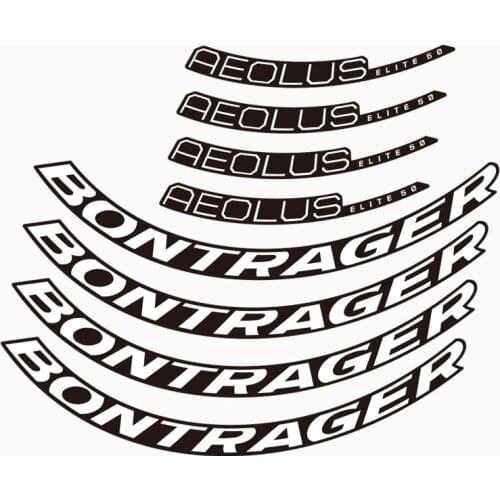 700C bicycle rim wheel sticker Road bicycle stickers cycle reflective road wheels decal for bontrager EOLUS ELITE 50