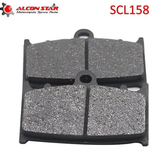 Alconstar- 1 Pair Front Motorcycle Brake Pads for Suzuki GSXR250 GSF400 GSR600 GSXR600 GSF1200 for Kawasaki ZR400 ZZR400 ZX6R