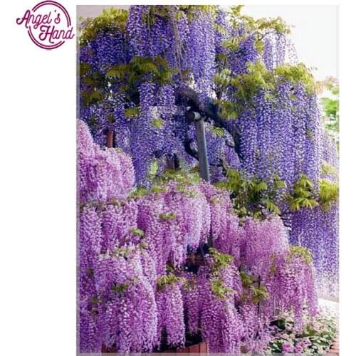 Diamond painting spring scenery tree Pattern Sets Diamond Mosaic square Rhinestones Diy diamond Embroidery Picture Beads