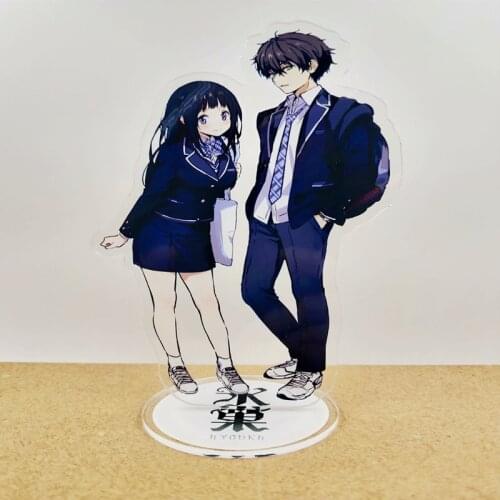 Anime Hyouka Acrylic Stand Figure Oreki Houtarou Chitanda Eru Desktop Decoration Collection Model Toy Gifts