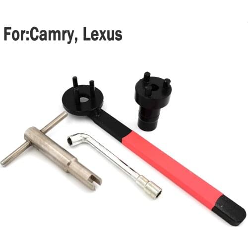 Auto A/C Compressor Clutch Sucker Disassembly Tools For Camry Lexus / Magnetic Sucker Manual Pneumatic Removal Wrench Tools Kit