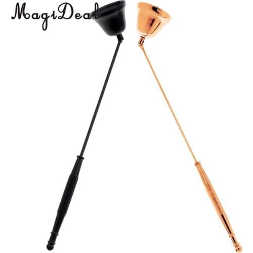 Candle Wick Snuffer Stainless Steel Extinguish Candles Pillars Tealight Wick Black/Gold