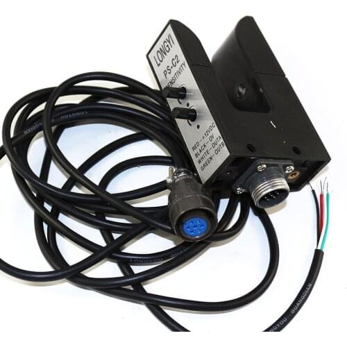 Ps-c2 slot type photoelectric switch sensor U-type double channel electric eye deviation correction tracking heel transparent