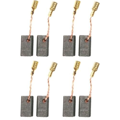 8pcs Carbon Brushes 6.5×8×14mm Replacement Accessories For Bosch Angle Grinder GWS 7-100 7-125 Power Tools Parts