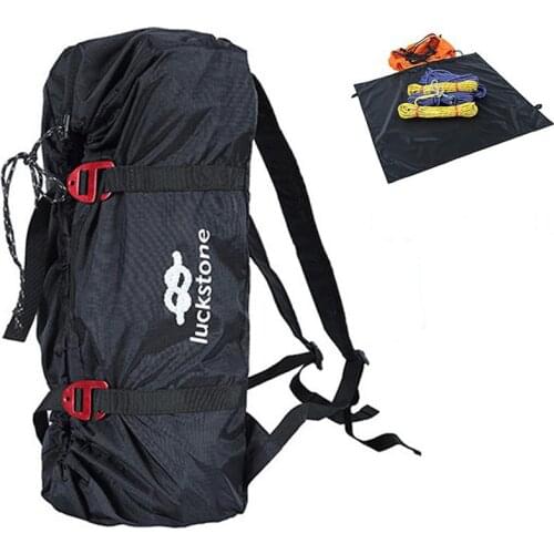 Climbing Rope Bags Shouder Strap Ropes Storage Bag Outdoor Camping Rock Mountaineering Folding Portable Adjustable Waterproof