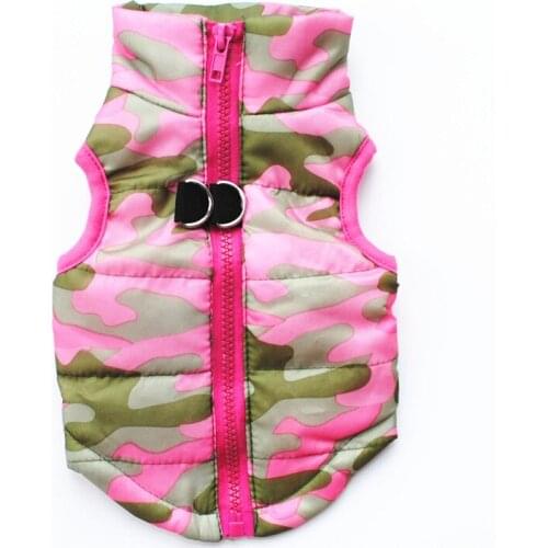 Padded Vest Dog Jacket Coat Sweaters with Zipper Closure and Leash Ring Clothes for Dogs Accessories Products 23 JulyZ1