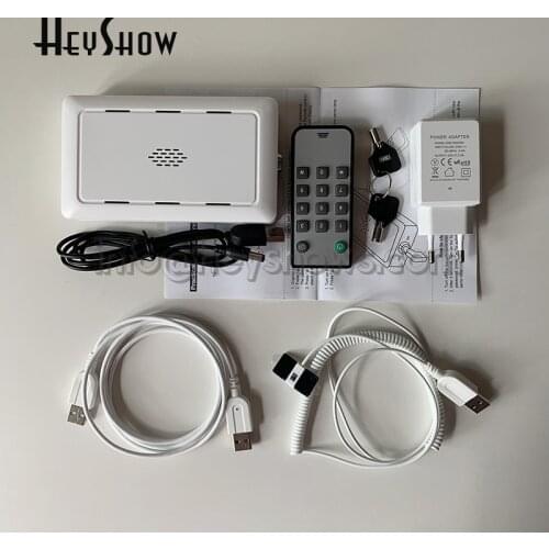 8 Ports Laptop Security Alarm System PC Burglar Alarm Macbook Anti-Theft Host Box Notebook Computer Secure Cable For Retail Shop
