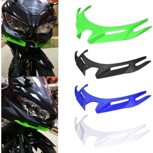 Motorcycle Front Fairing Aerodynamic Winglet ABS Plastic Cover Protection Guard For Kawasaki Ninja 250 Ninja 400 2018 2019 2020