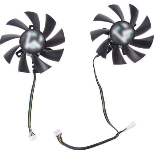 85MM Ball Bearing durable GPU Cooler Fan For Maxsun GTX1060 GTX1070Ti GTX1070 Palit GTX1080 Dual Graphics Cards fan