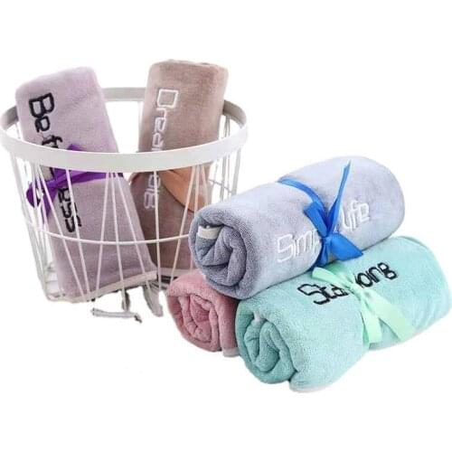British style fashion microfiber strong absorbent washcloth beach sun bathing travel camping portable face towel gift