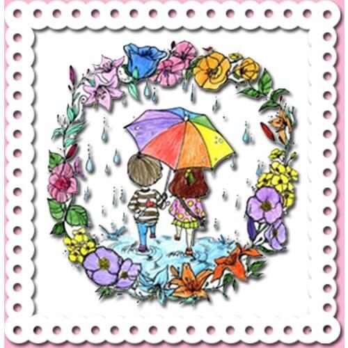 DABOXIBO Boy With Umbrella Clear Stamps Mold For DIY Scrapbooking Cards Making Decorate Crafts 2020 NEW Arrival