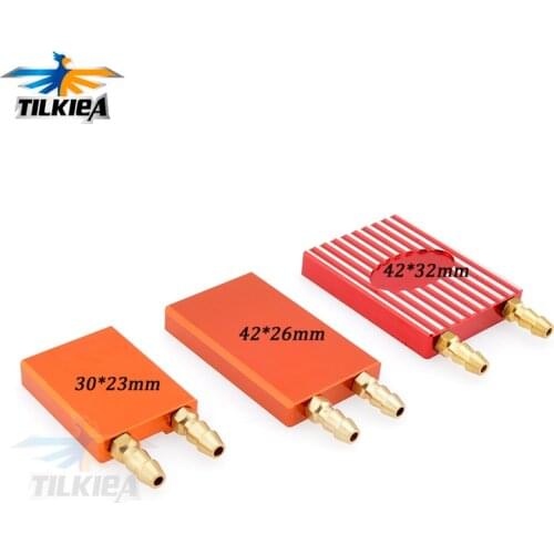 1PC Aluminum Alloy ESC Radiator Water Cooling Block Watercool Sheet for 1:10 RC Car Bait Boat ESC