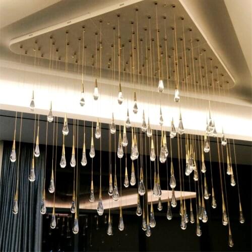 Modern Decor Luxury Pendant Lights Lighting Gold Plating Kitchen Hotel Hall Nordic Home Living Room Hanging Lamp Bedroom Lamp