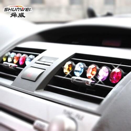 Shunwei Automotive Diamond Taste Flavor Multi-color Taste Decoration Paste Pair SD-8202