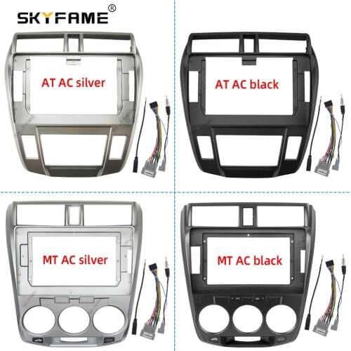 SKYFAME Car Frame Cable For HONDA CITY 2008-2013 Screen Dask Kit Fascia Frame