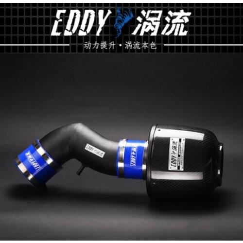 EDDY Intake System Air Intake Pipe & Carbon Fiber Air Filter for Hyundai Rohens Genesis Coupe 2.0 / 2.7 2001-2007 Engine Parts