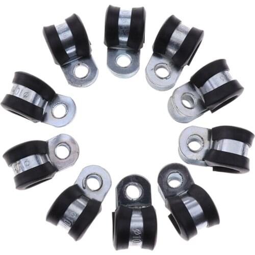 10pcs 3/8" Fuel Line Hose Clamp Clip For Motorcycle Snow Blowers