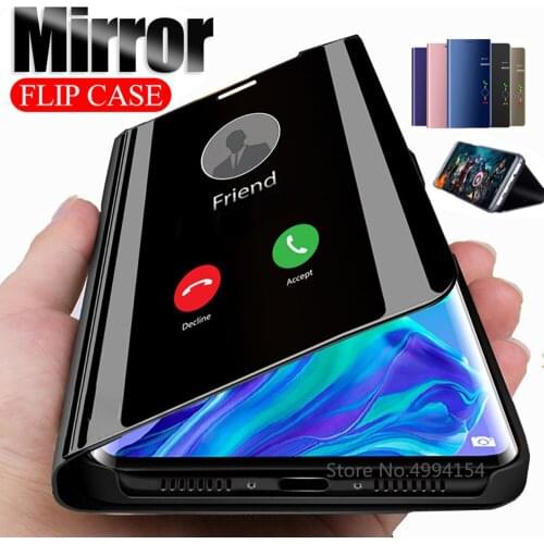 Mirror Flip Case For Huawei P30 Lite P20 Pro Mate 20 Lite Y5 Y6 Y9 2018 P Smart 2019 Cover on Huwei Honor 8X 8 9 10 lite Case