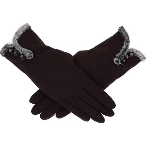 Women Cashmere Keep Warm Gloves Driving Full Finger Screen Glove Outdoor Winter Warmer Harajuku Mittens Wholesale Dropshipping